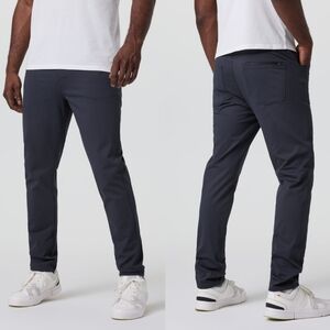 Vuori Men's MetaTwill Athletic Slim Pant in Navy